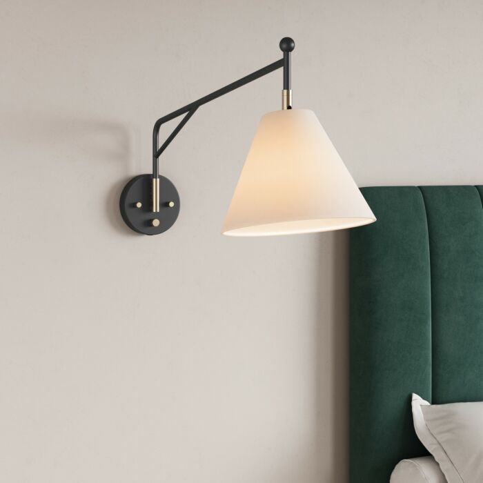 One Light Swing Arm Wall Sconce by Millennium