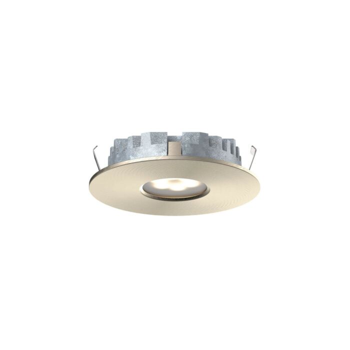1-Light LED Recessed Superpuck in Satin Nickel