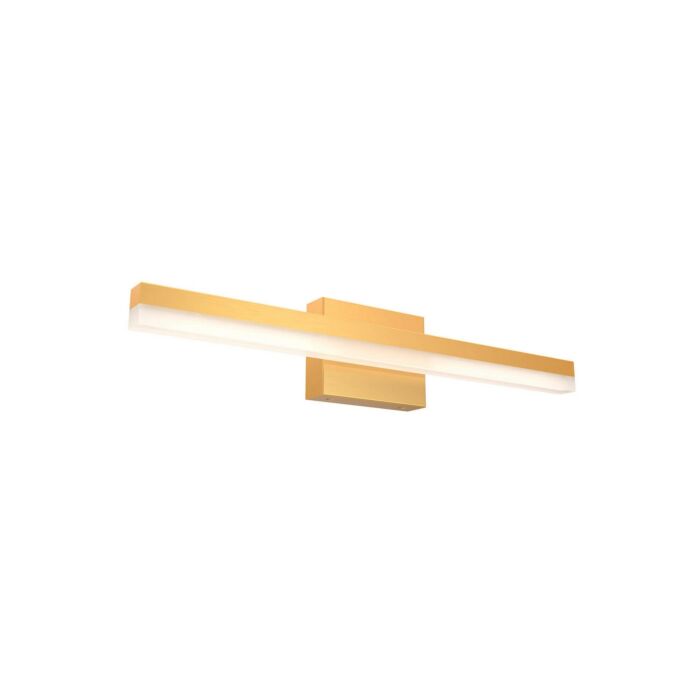 1-Light LED Linear Vanity Light in Gold