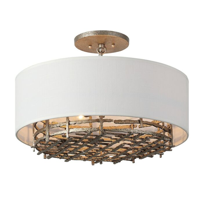 Four Light Convertible Semi-Flush or Pendant by Savoy House