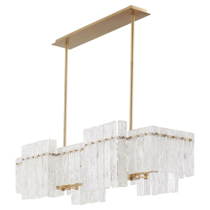 Eight Light Linear Pendant