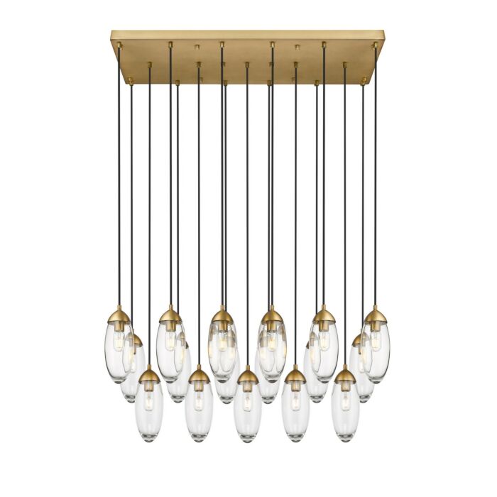 17 Light Linear Chandelier