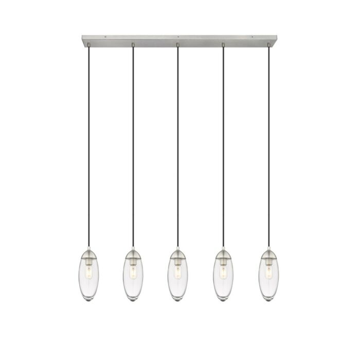 Five Light Linear Chandelier