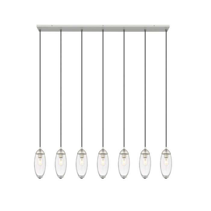 Seven Light Linear Chandelier