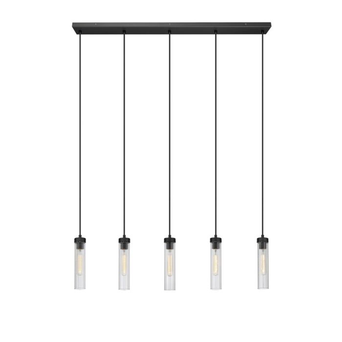 Five Light Linear Chandelier