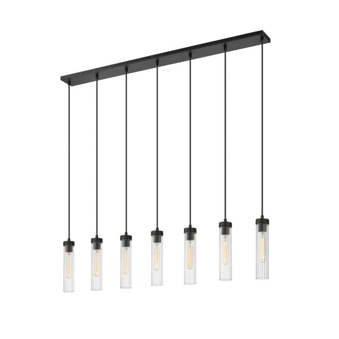 Seven Light Linear Chandelier