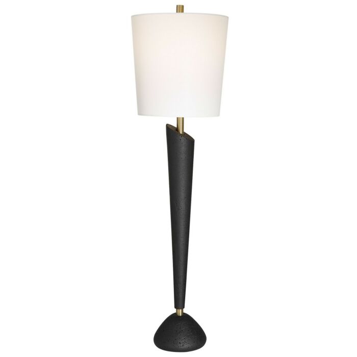 Cypher 1-Light Modern Buffet Lamp in Brass - Antique