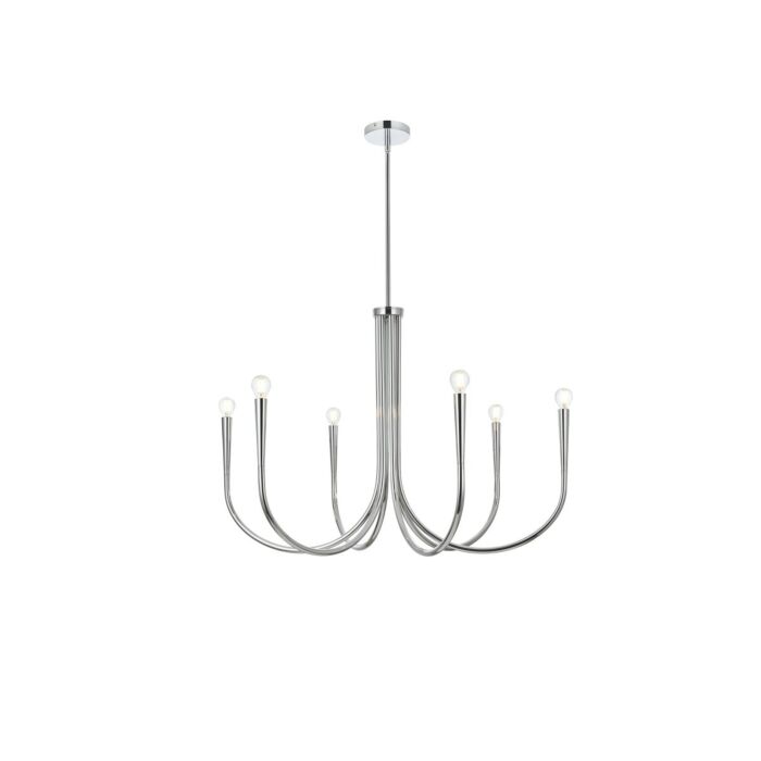 Layne 6-Light Chandelier in Chrome