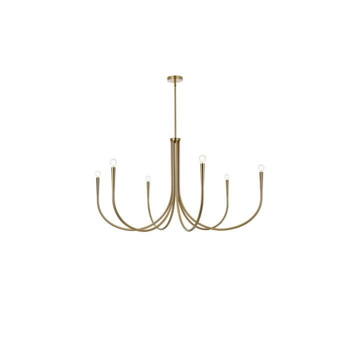 Layne 6-Light Chandelier in Gold
