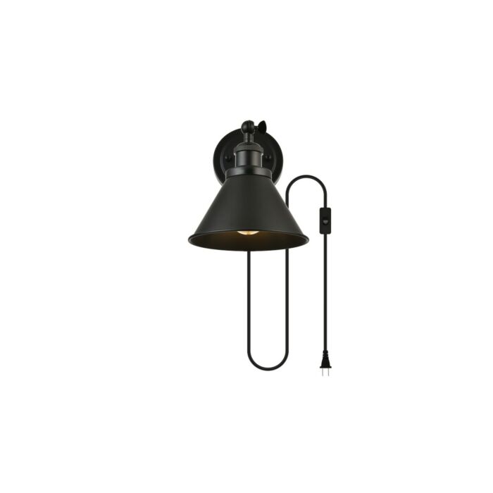 Blaise 1-Light Wall Sconce in Black