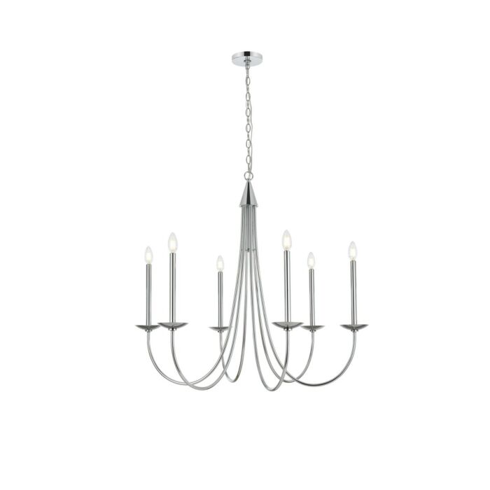 Cohen 6-Light Chandelier in Chrome