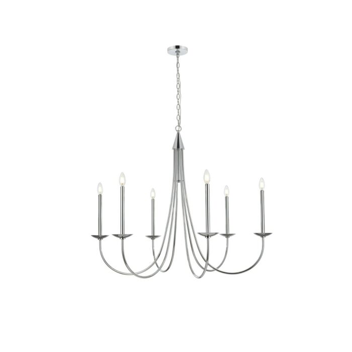 Cohen 6-Light Chandelier in Chrome