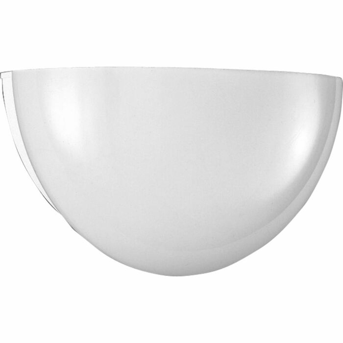Incandescent Glass Wall Sconces 1-Light Wall Sconce in White