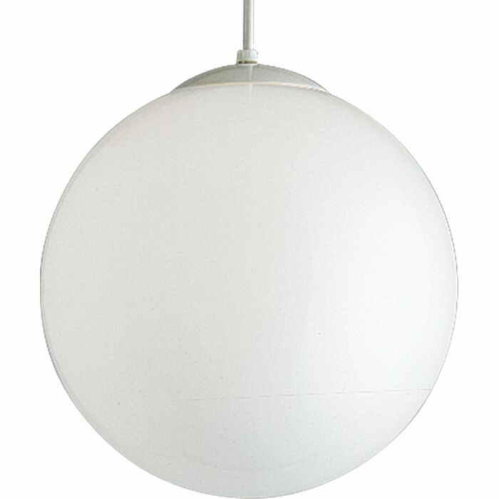 Opal Globes 1-Light Pendant in White