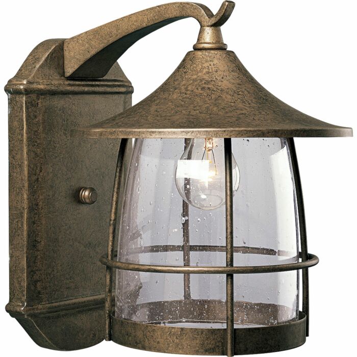 Prairie 1-Light Wall Lantern in Burnished Chestnut