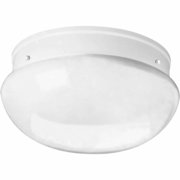 Fitter 2-Light Flush Mount in White