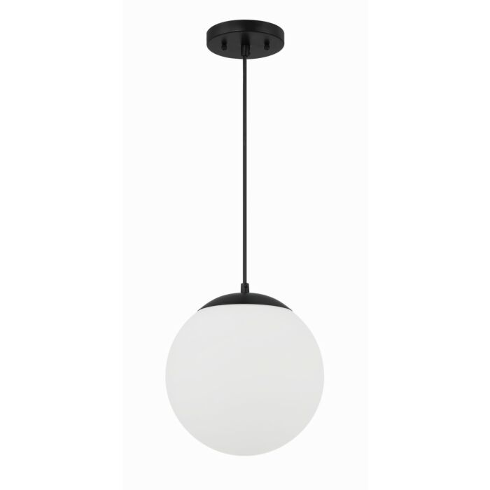 Gaze 1-Light Pendant in Flat Black