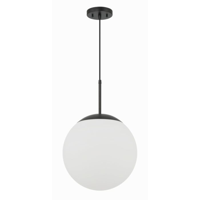 Gaze 1-Light Pendant in Flat Black