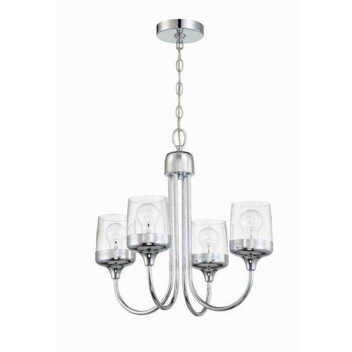 Wrenn 4-Light Chandelier in Chrome