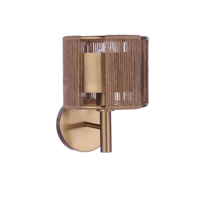 Kensey 1-Light Wall Sconce in Satin Brass
