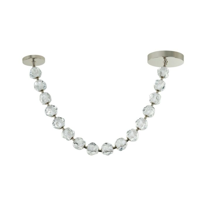 Jackie 1-Light LED Pendant in Polished Nickel