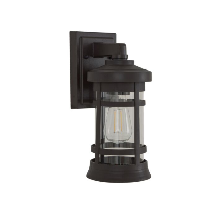 Resilience Lanterns 1-Light Outdoor Lantern in Bronze