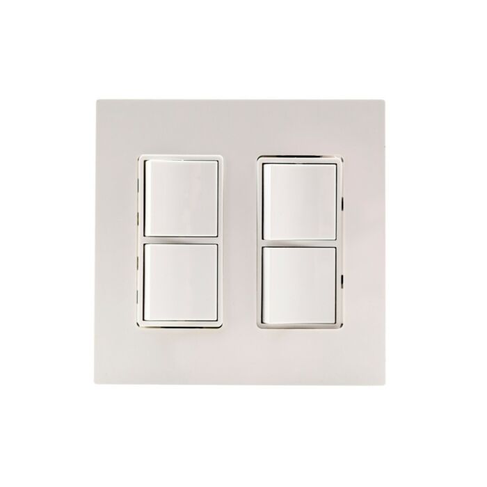 Dual Duplex Switch Wall Plate And Gang Box