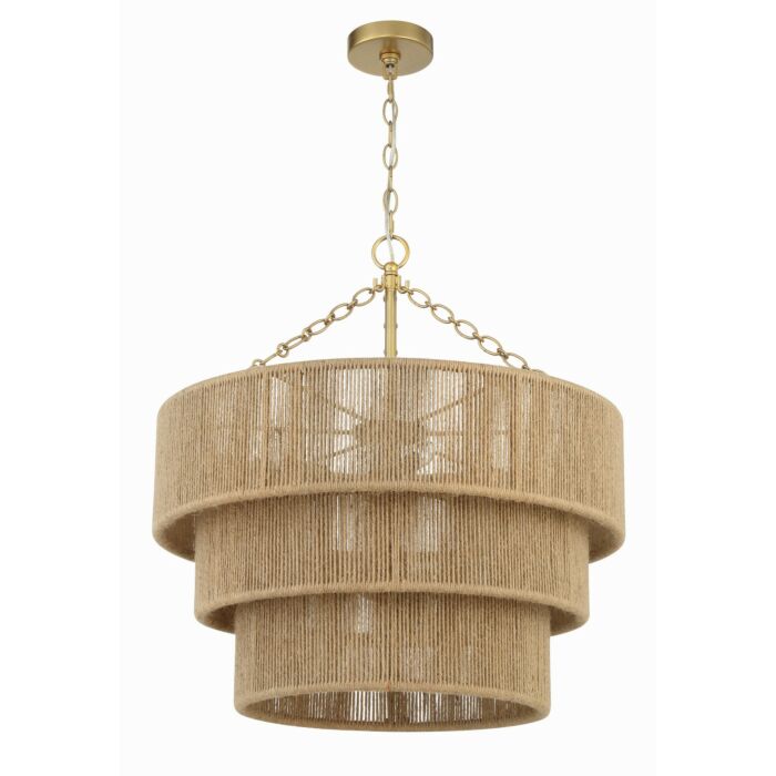 Ten Light Chandelier by Crystorama