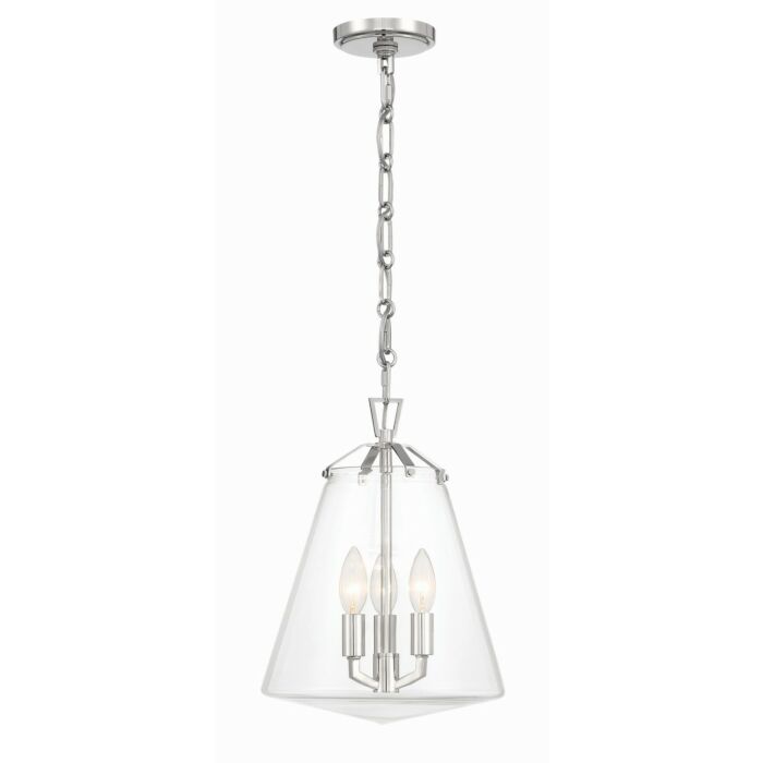 Three Light Mini Chandelier by Crystorama