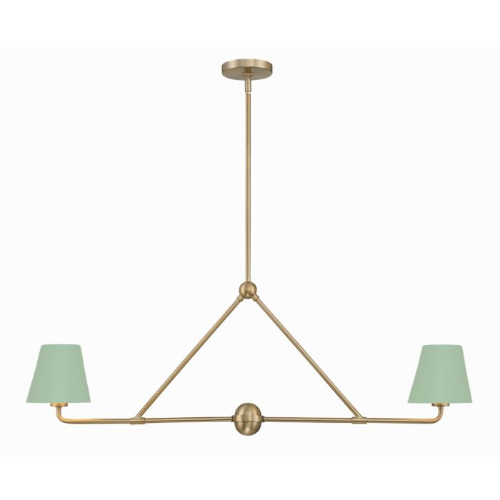 Two Light Chandelier by Crystorama