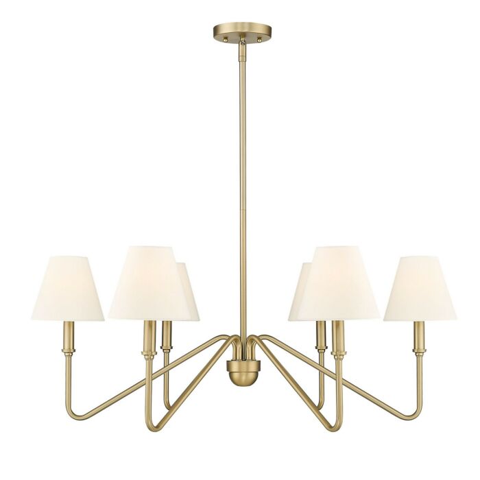 Six Light Chandelier by Golden