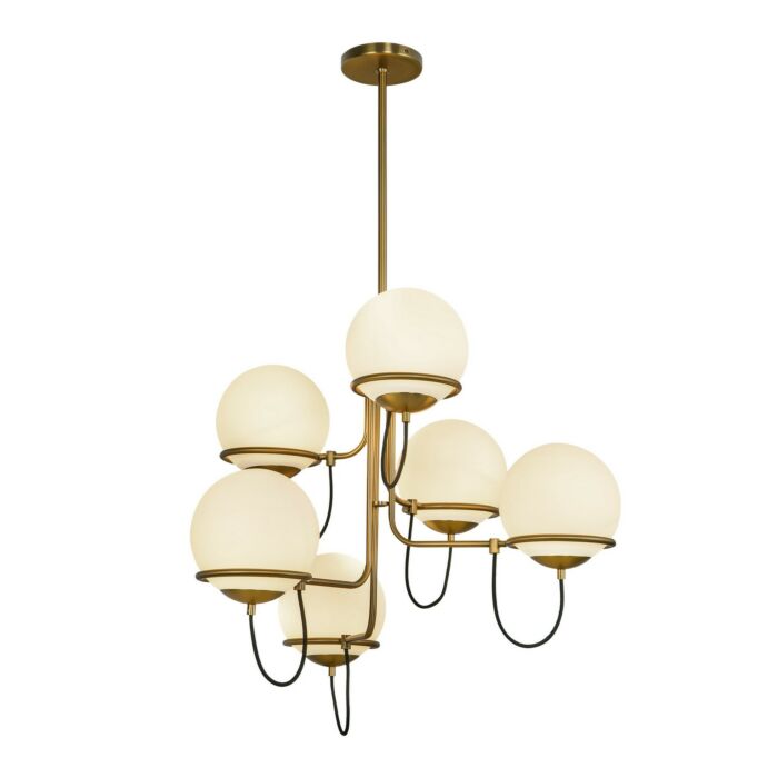 Six Light Chandelier by Alora