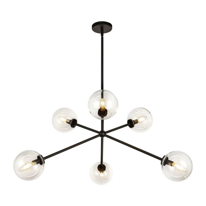 Six Light Chandelier by Alora