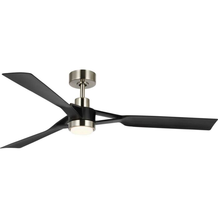Belen 1-Light 60" Outdoor Ceiling Fan in Brushed Nickel