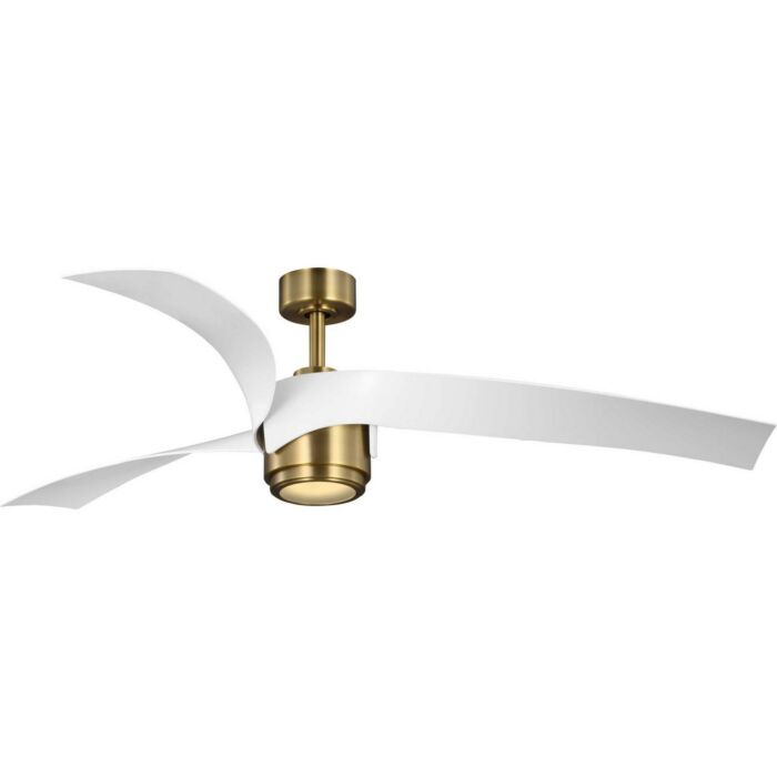 Insigna 1-Light 60" Outdoor Ceiling Fan in Vintage Brass