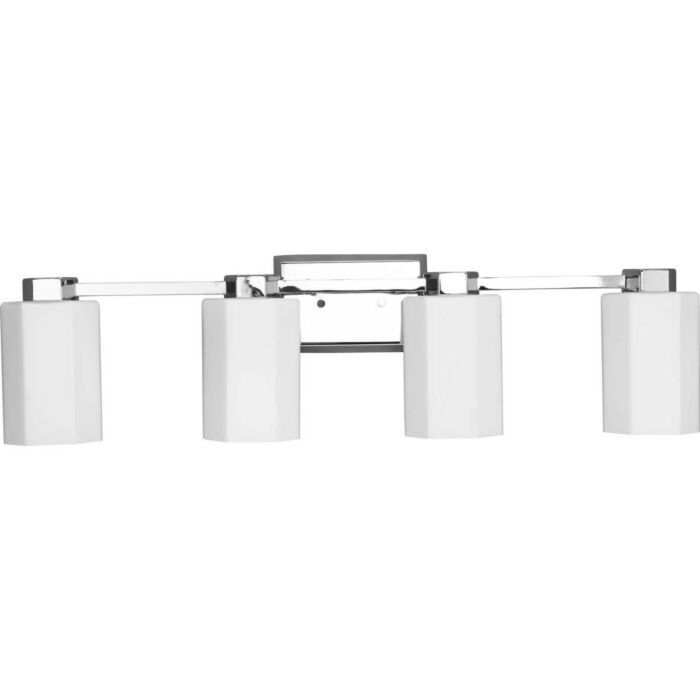 Estrada 4-Light Bathroom Vanity Light & Vanity in Polished Chrome