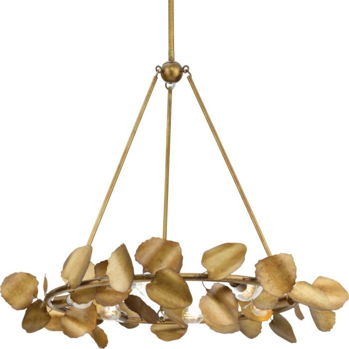 Laurel 6-Light Chandelier in Gold Ombre