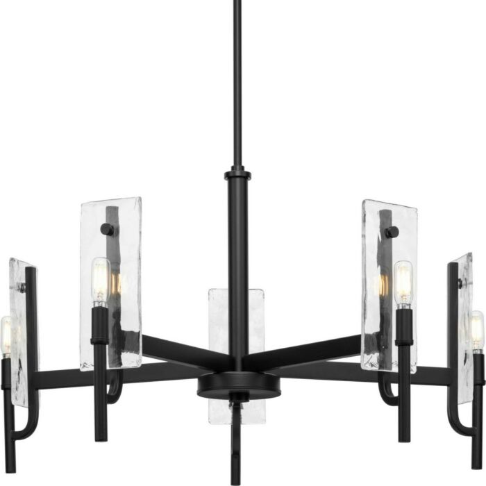 Rivera 5-Light Chandelier in Matte Black