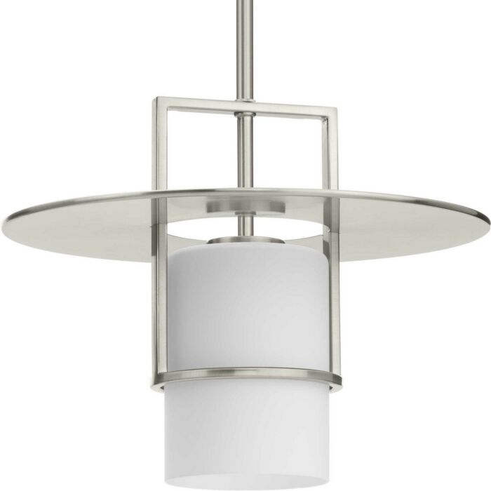Mystic 1-Light Pendant in Brushed Nickel
