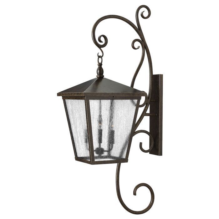 Hinkley Trellis 4 Light Outdoor Extra Large Wall Mount in Regency Bronze