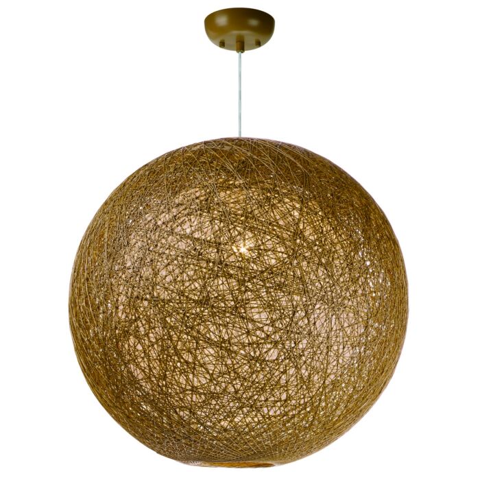 Maxim Lighting Bali 24 Inch Twine Pendant in Natural