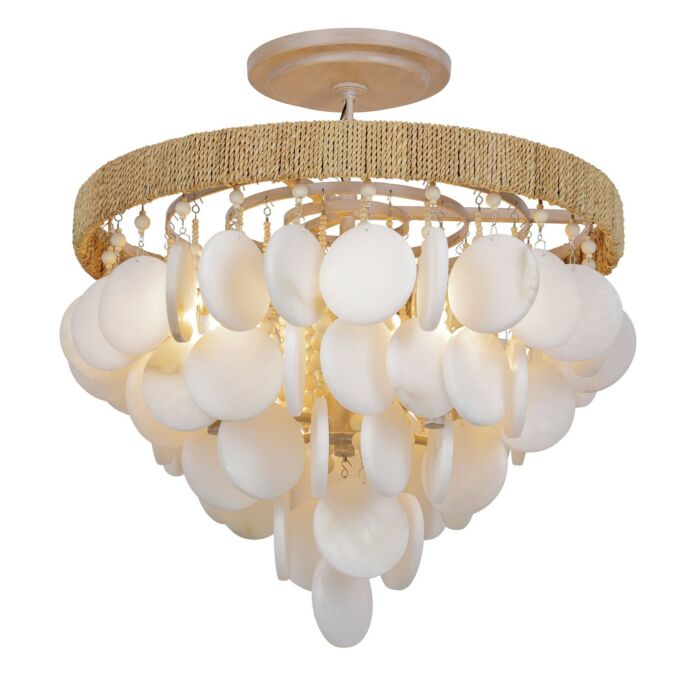 Four Light Semi Flush Mount by Metropolitan