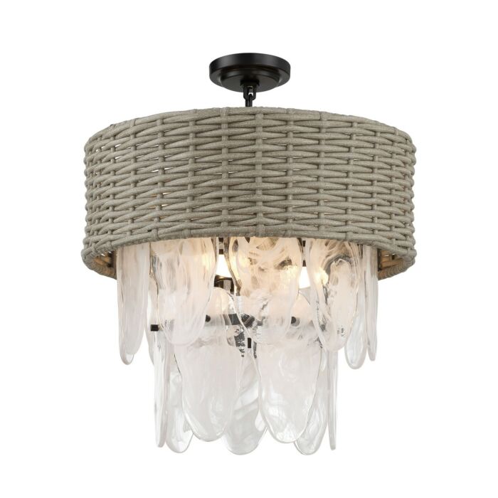 Six Light Semi Flush Mount by Minka-Lavery