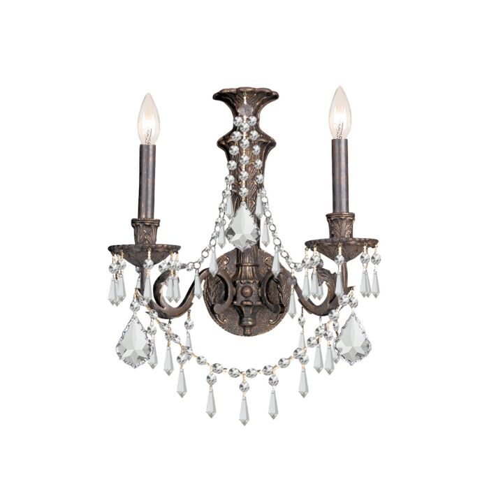 Two Light Wall Sconce by Crystorama