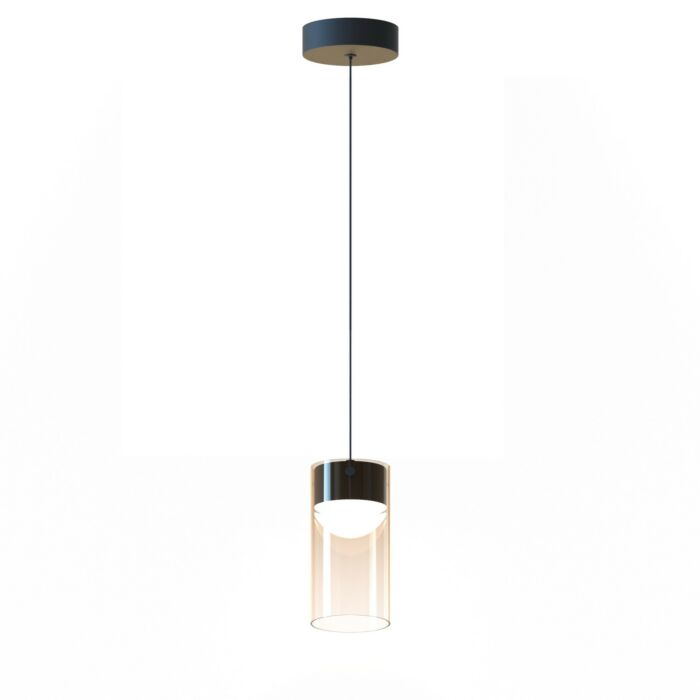 Highball 1-Light LED Mini Pendant in Gunmetal