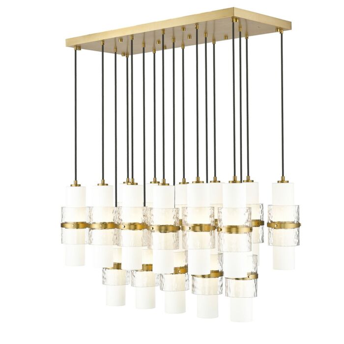 17 Light Linear Chandelier