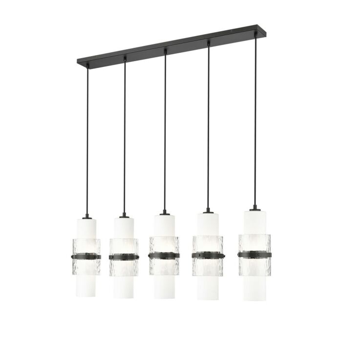 Five Light Linear Chandelier