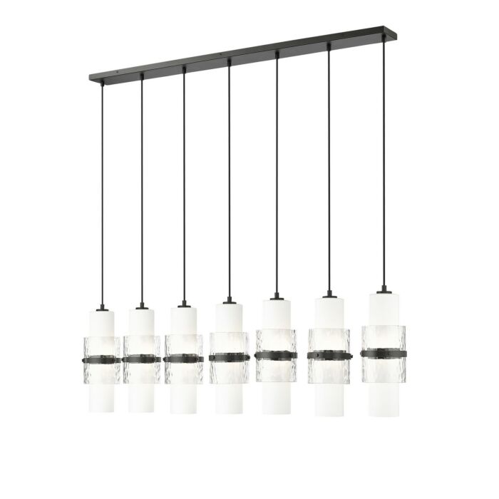 Seven Light Linear Chandelier