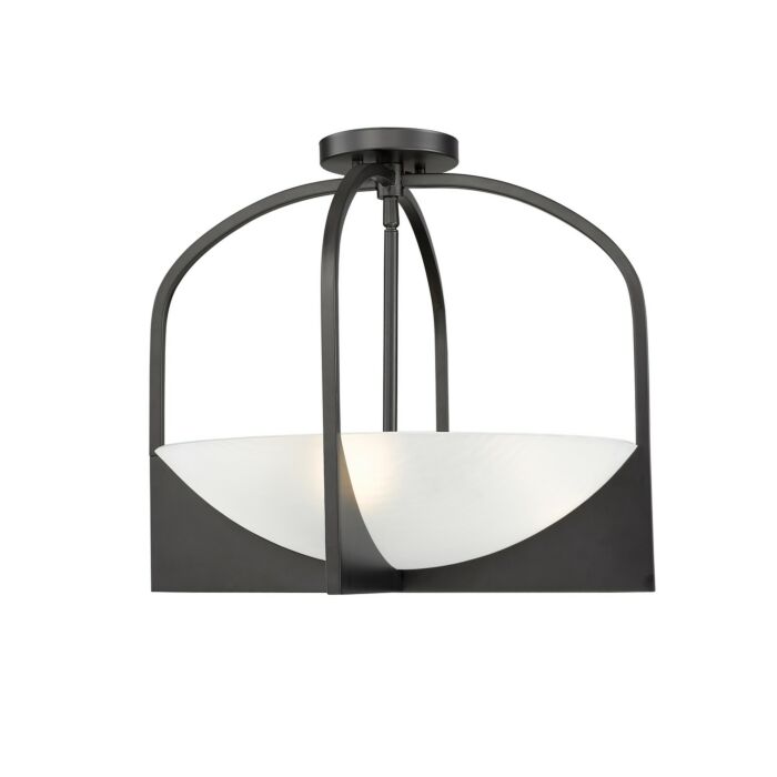 Four Light Semi Flush Mount