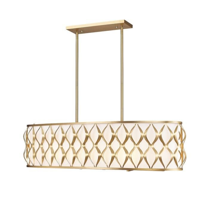 Ten Light Linear Chandelier